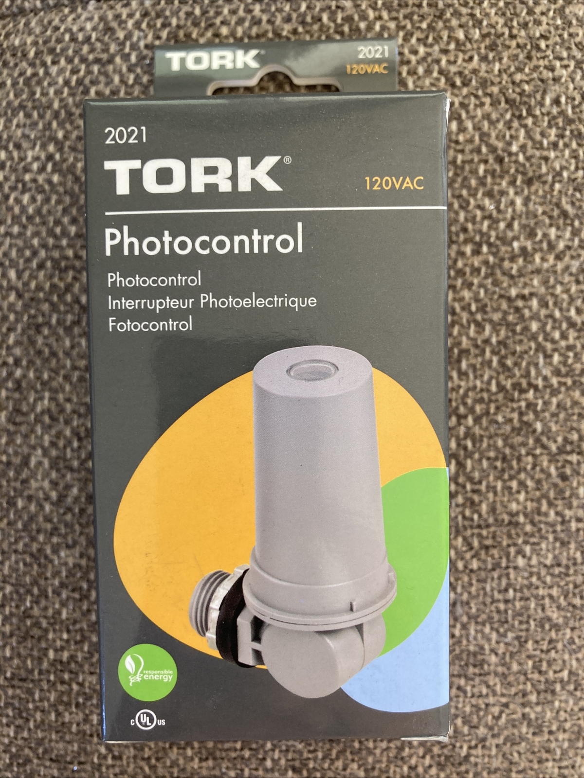 Tork 2021 Photocntrl, 1/2 In. Conduit Mounting 180 Degree Swivel “Pencil”120Vac,