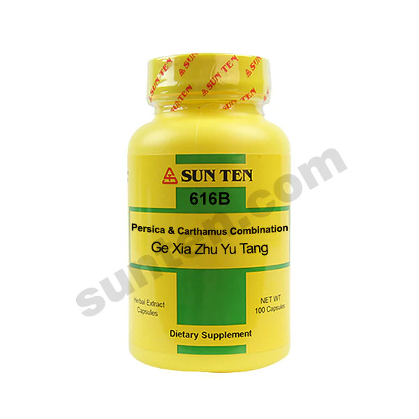 Ge Xia Zhu Yu Tang Capsules - Sun Ten Chinese Herbal Supplement TCM #616B