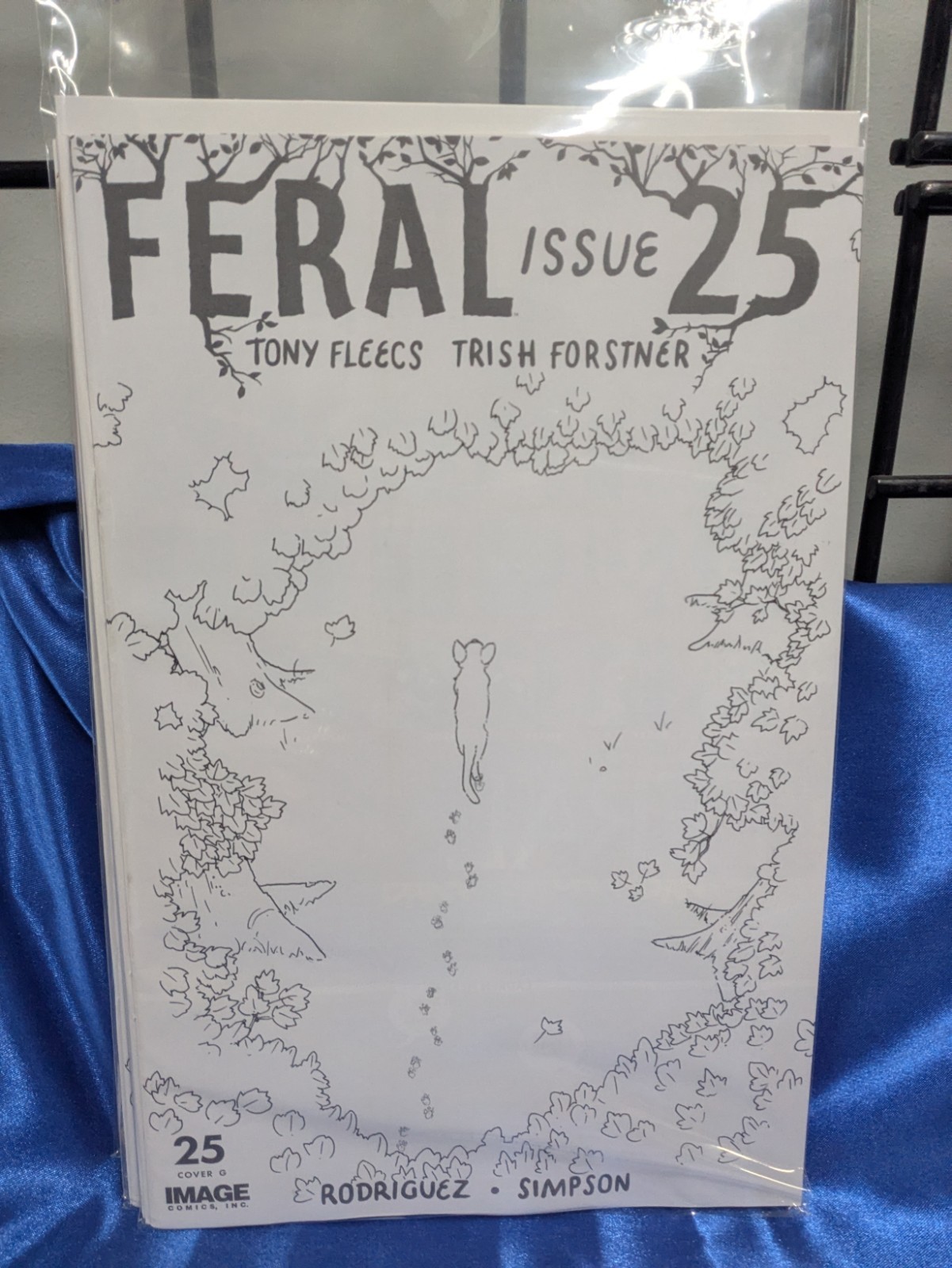 FERAL #25- 1:25 PATRICK HORVATH BENEATH THE TREES HOMAGE BW VARIANT- IMAGE