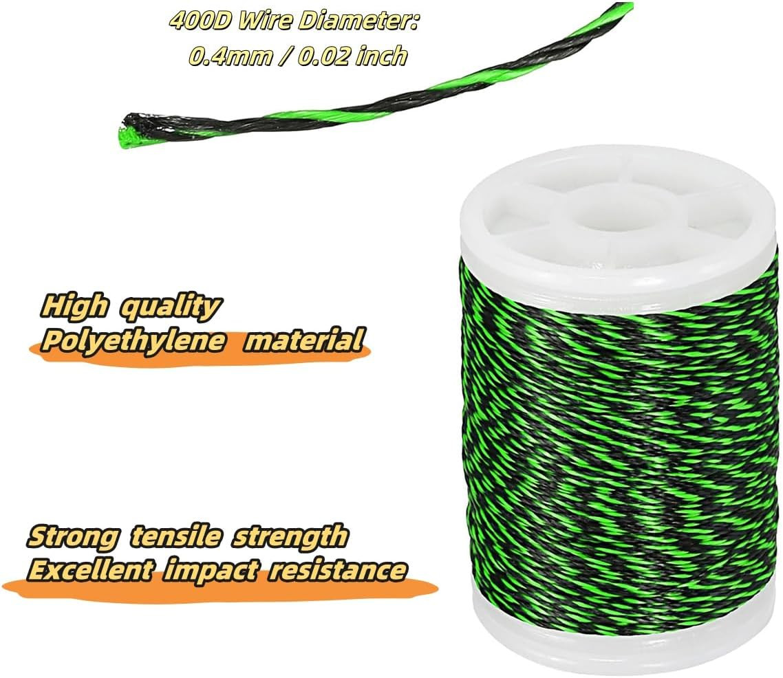 2pcs Archery Bow String Serving Thread 120 Yard (110M) for Compound Recurve Bow