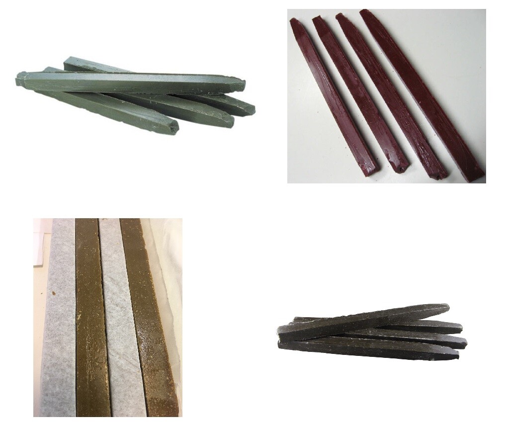 Mini Dop Wax Cabbing Sticks Cabochon Faceting Strong Hold Dapping Dopping 3.75"