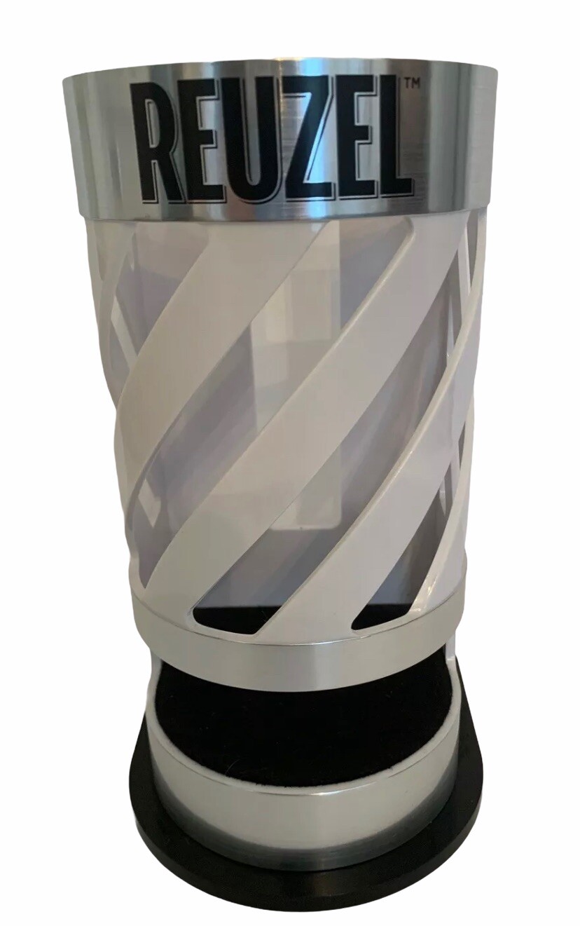 Reuzel Retail Display Stand for 4 oz Pomade Tins Barbershop Retro Design