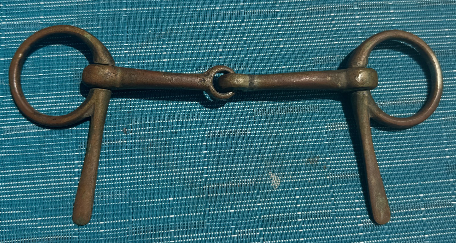 Vintage Full Cheek Snaffle Horse Bit - Solid Nickel - Made in England