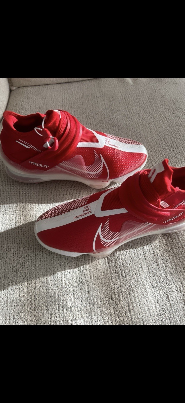 Nike Force Zoom Trout 7 Pro Mid University Red