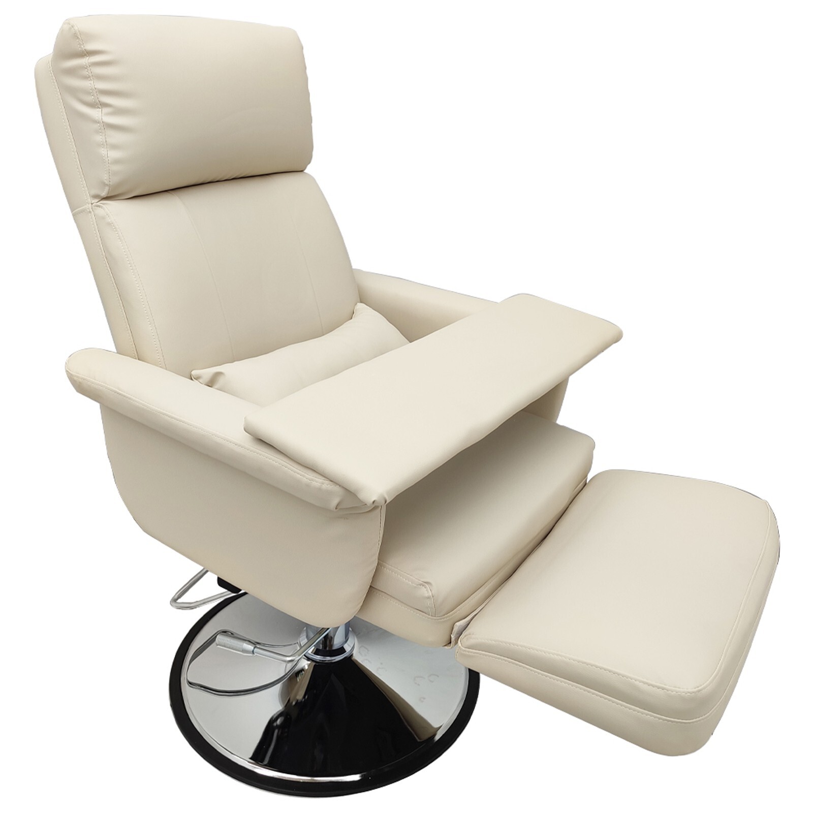 White Hydraulic Pressure Facial Bed SPA Massage Beauty Salon Chair 360° Rotation