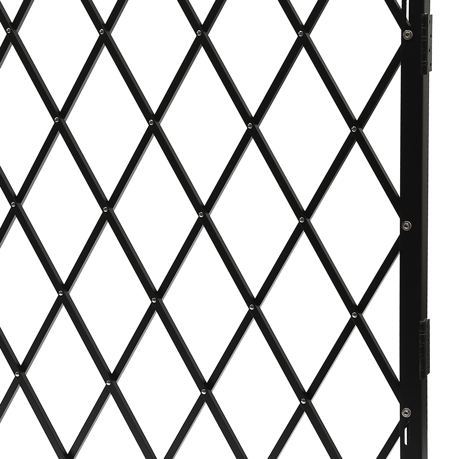 Single Folding Security Gate Rolling Barricade Gate Accordion Security Gate