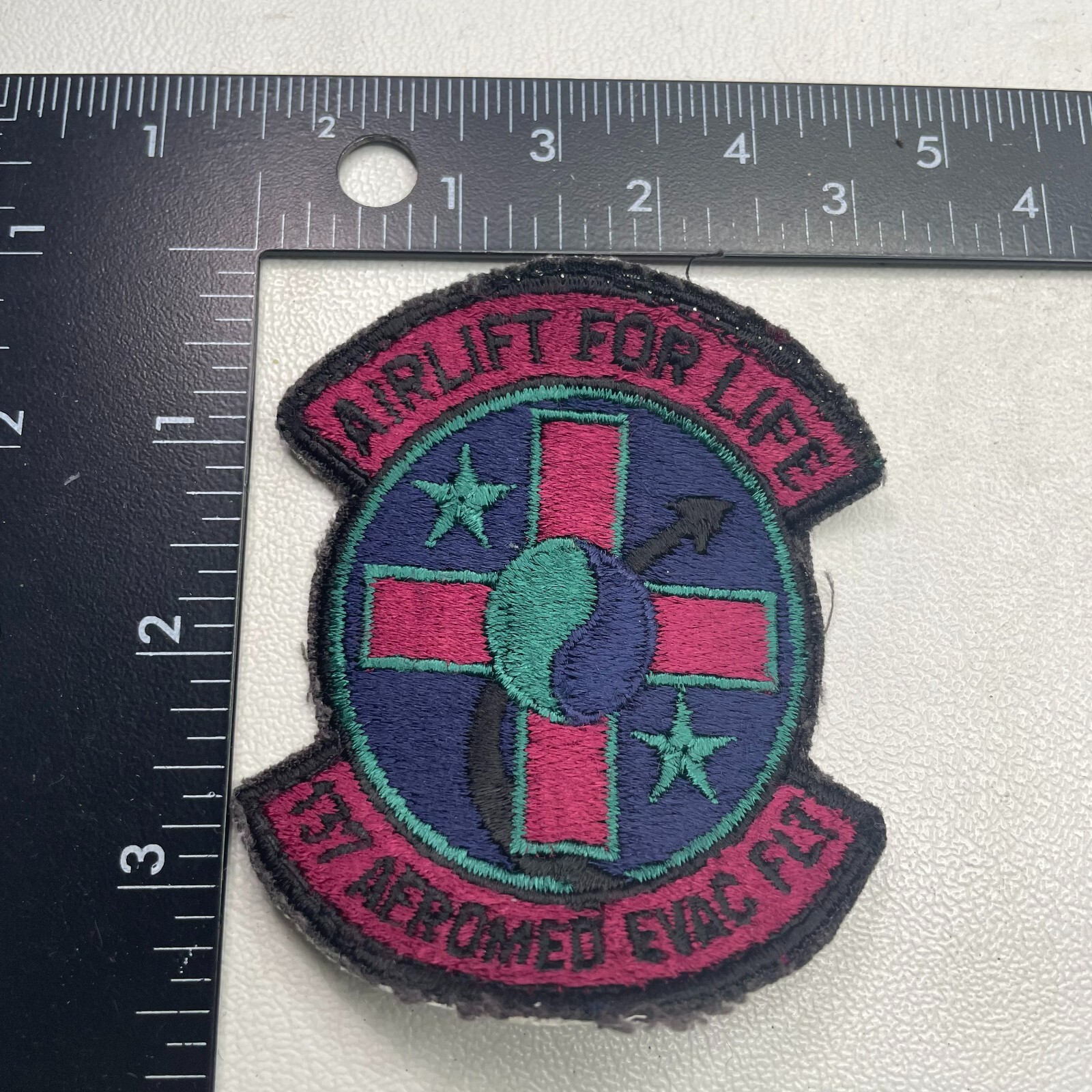 United States Air Force 137TH AEROMED EVACUATION FLT Patch 27RH