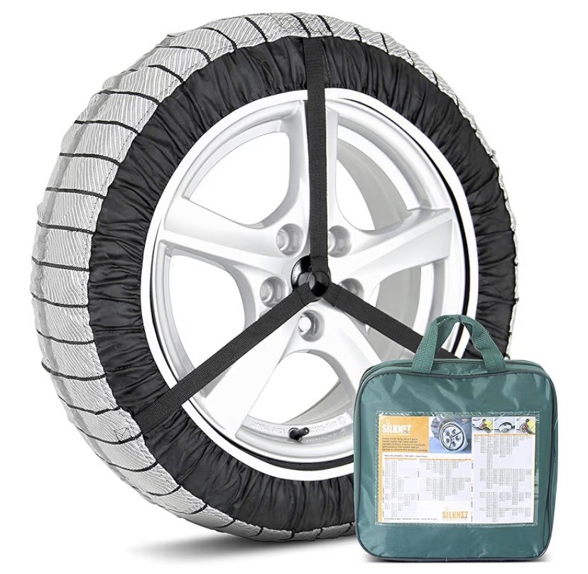 2X (4 tyres) SILKNET PLUS Size 60 Textile Snow Socks - Multiple Tyre Sizes - NEW