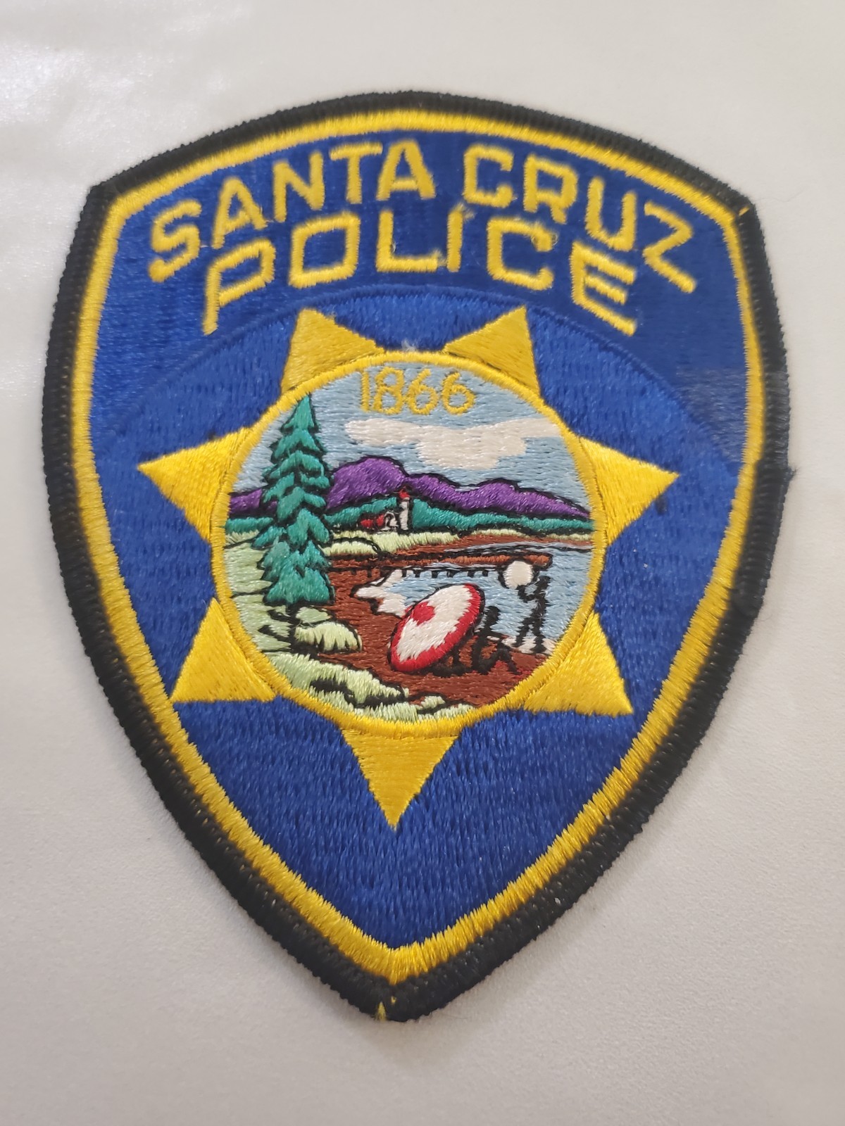 Vintage Santa Cruz Police Department (SCPD), California.