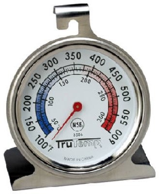 Taylor Precision 3506 TruTemp Oven Thermometer, Stainless Steel, 2-1/4-In.