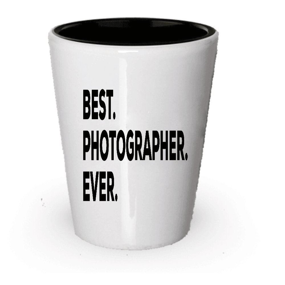 Photographer Shot Glass - Best Photographer Ever - Photograph Gifts - For...