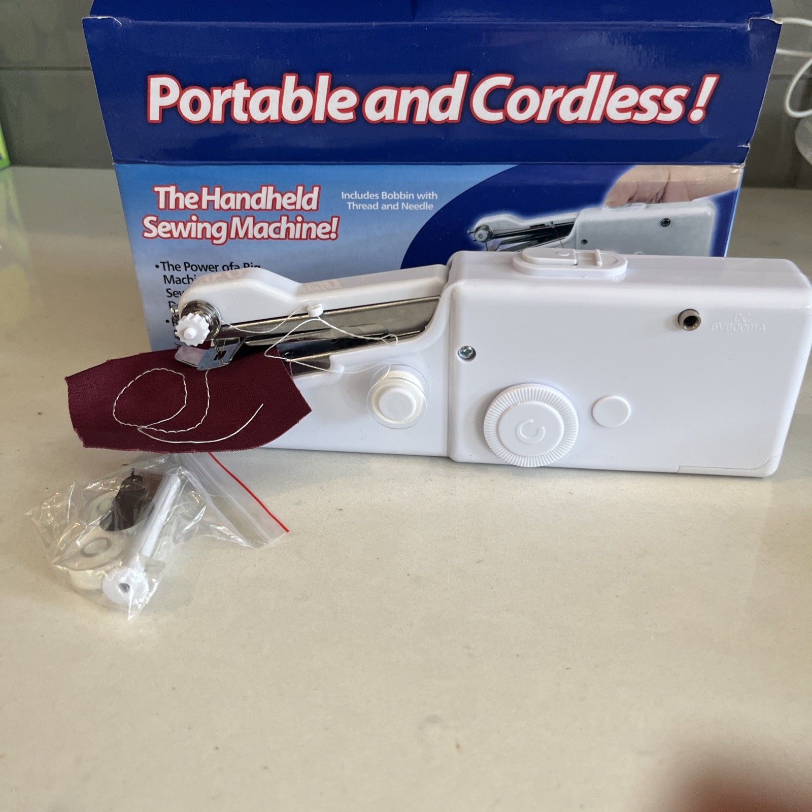 Mini Portable Smart Electric Tailor Stitch Hand-held Sewing Machine Travel A1