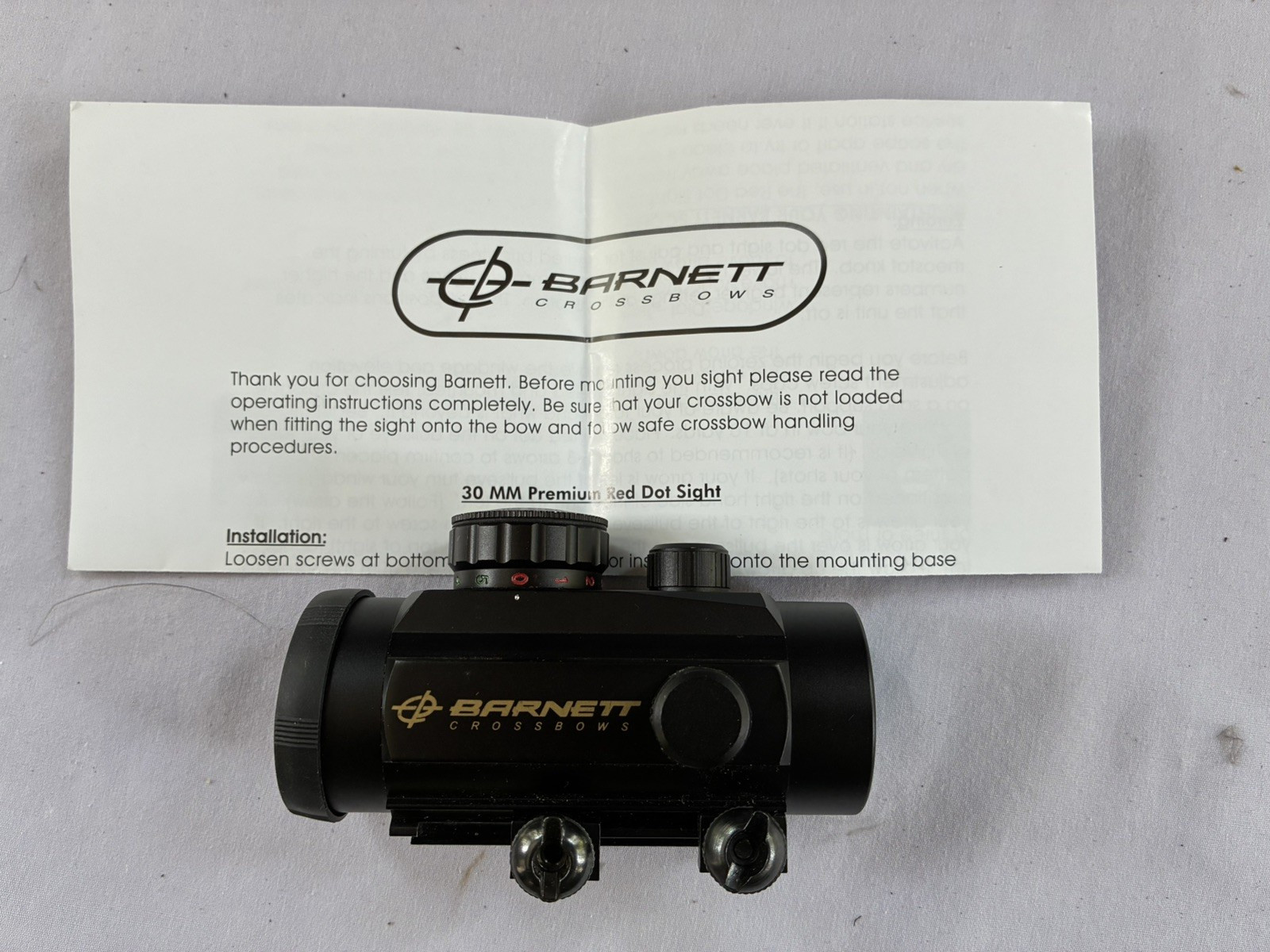 Barnett Crossbows Replacement Scope Premium Red/Green 3 Dot Sight