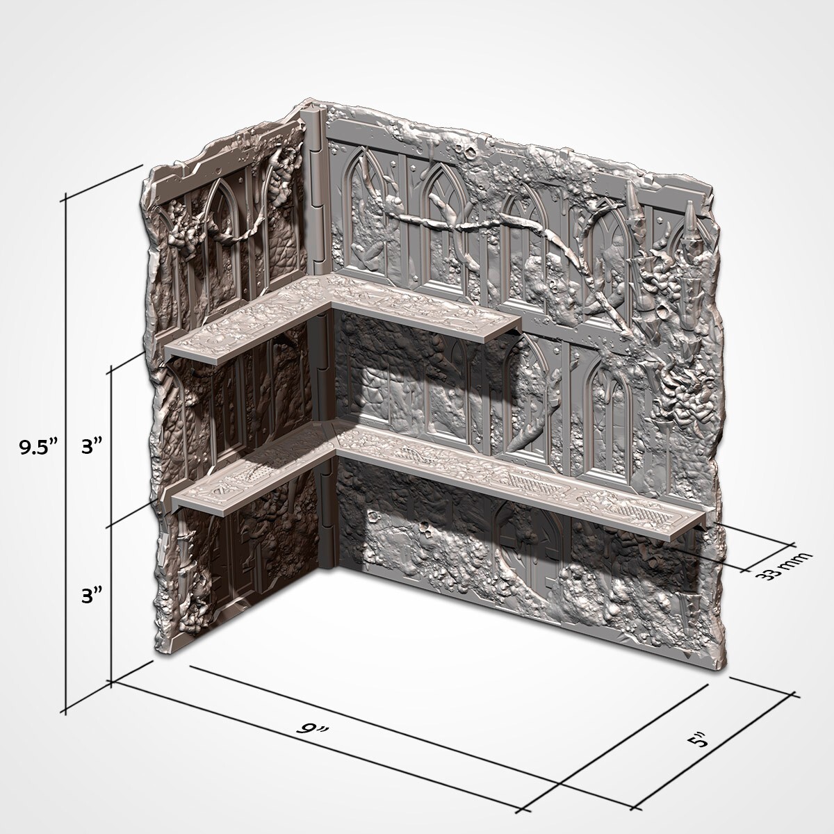 Nids - WTC 40K Official Foldable Terrain Set (10th Edition)