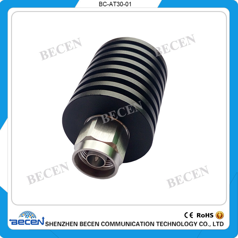 rf Attenuator 30W N 15dB Attenuator Plug male to Jack female 30 Watt DC-3Ghz
