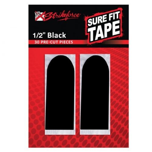 (2 Pack) KR Strikeforce Sure Fit Bowling Thumb Insert Tape 1/2" Black 30 Piece