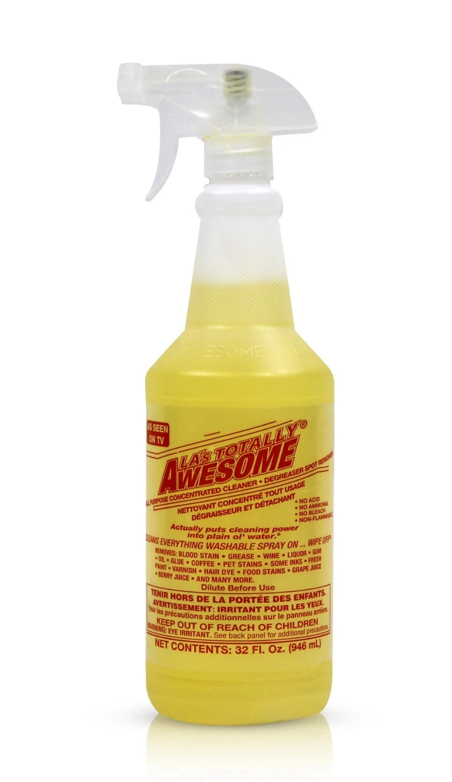 LA's Totally Awesome All Purpose Cleaner & Degreaser, Original, 32 fl oz, Spray