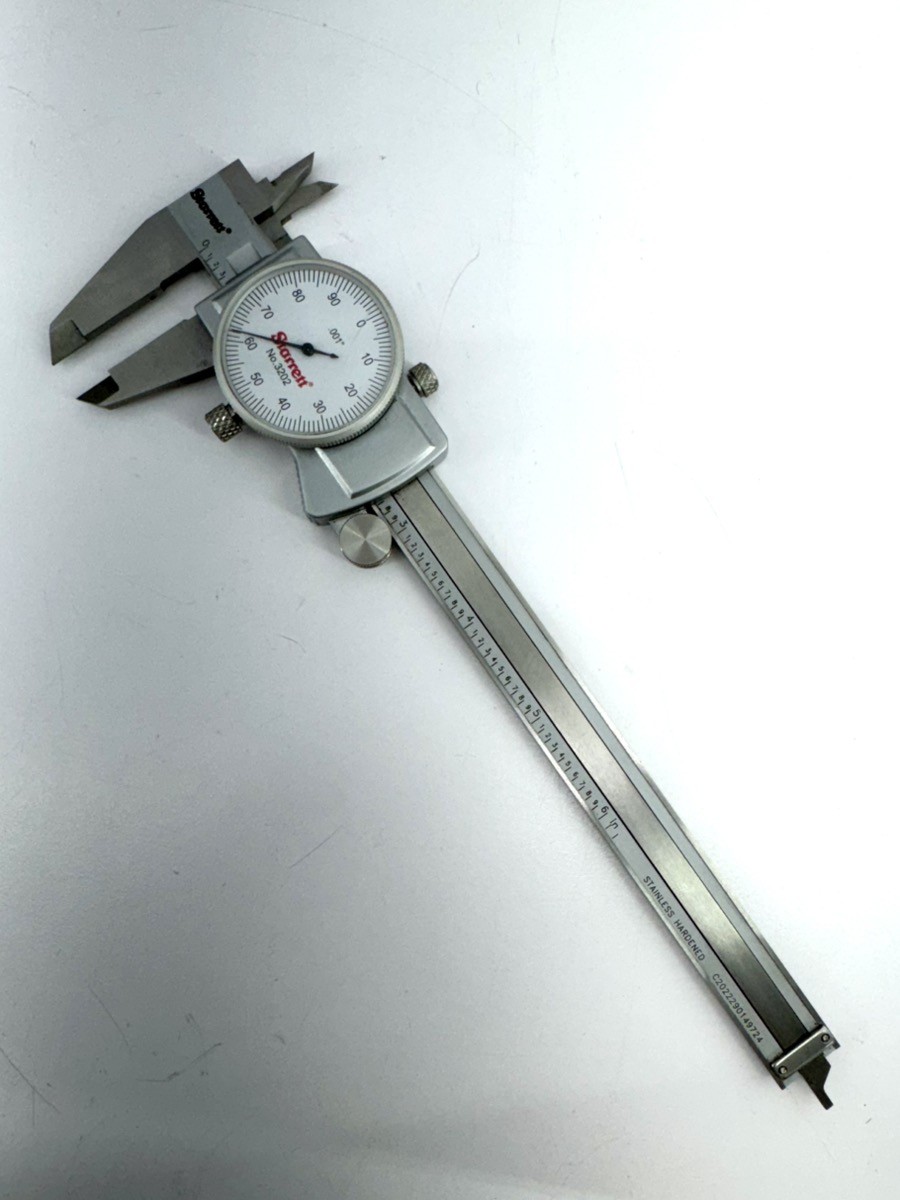 Starrett 3202 6" Dial Caliper With Case! (WMP019831)