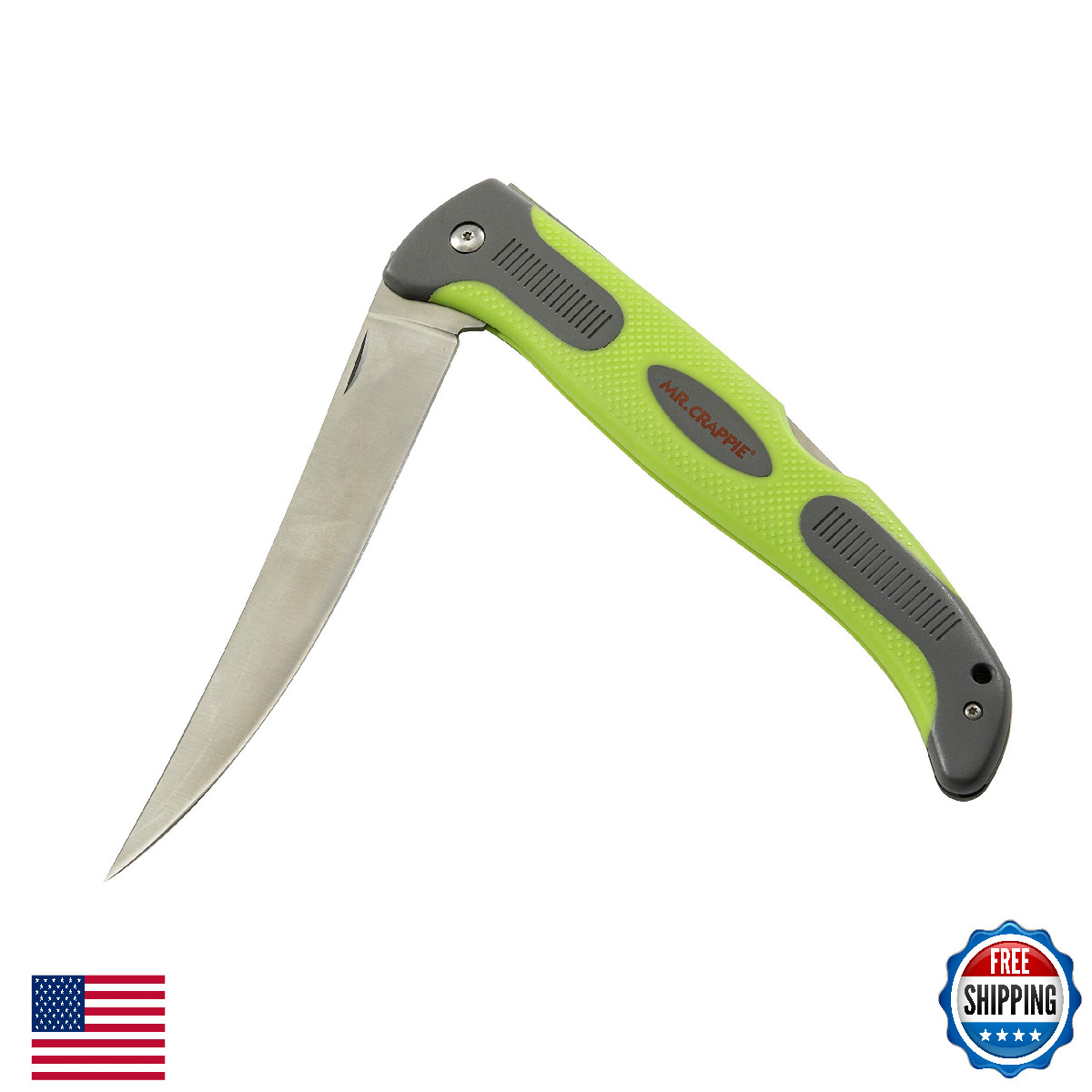 Smith's Mr. Crappie 6" Folding Flex Fillet Knife - Stainless Steel