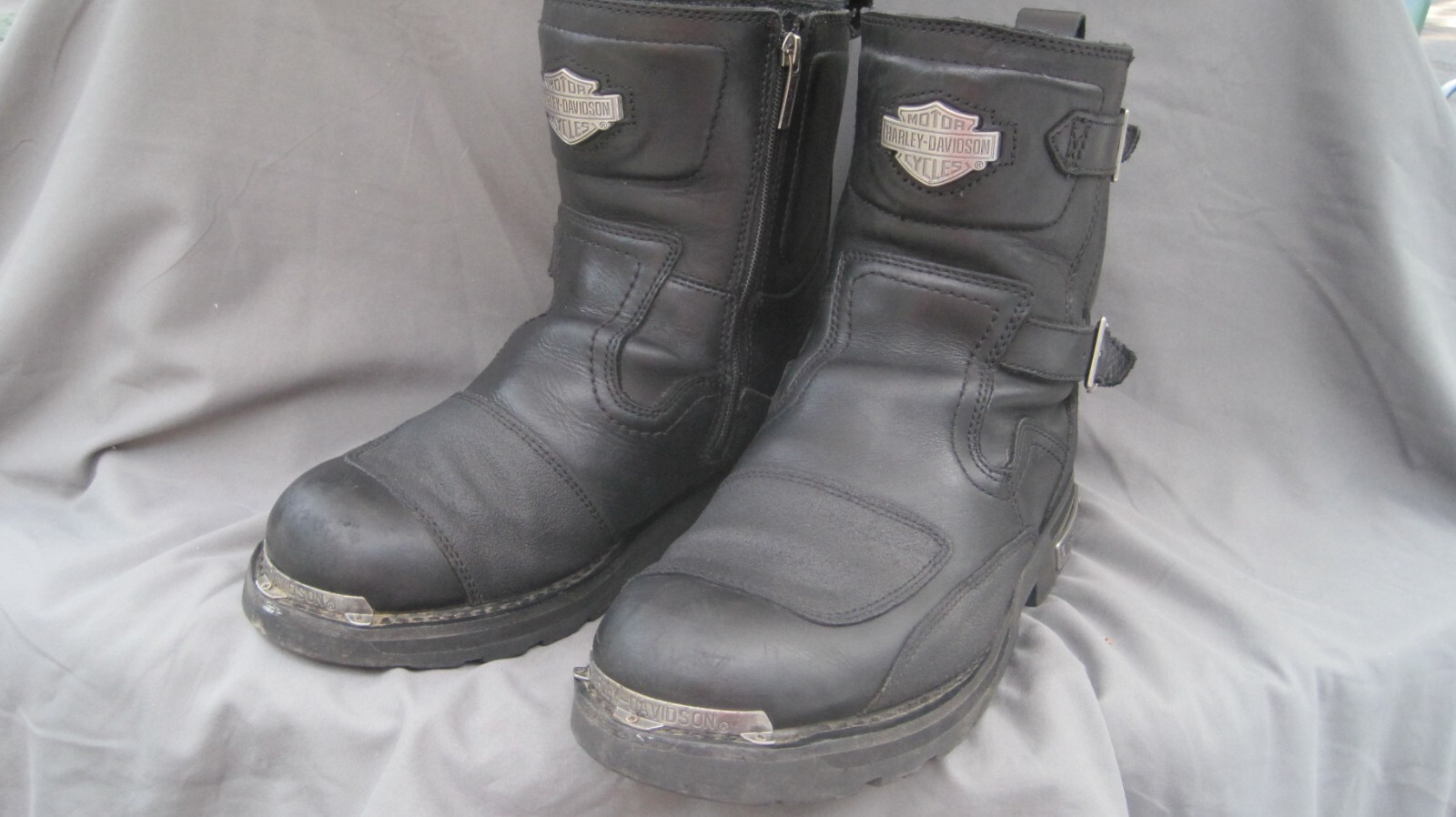 MENS HARLEY DAVIDSON BOOTS SZ, 12M, EUR 45