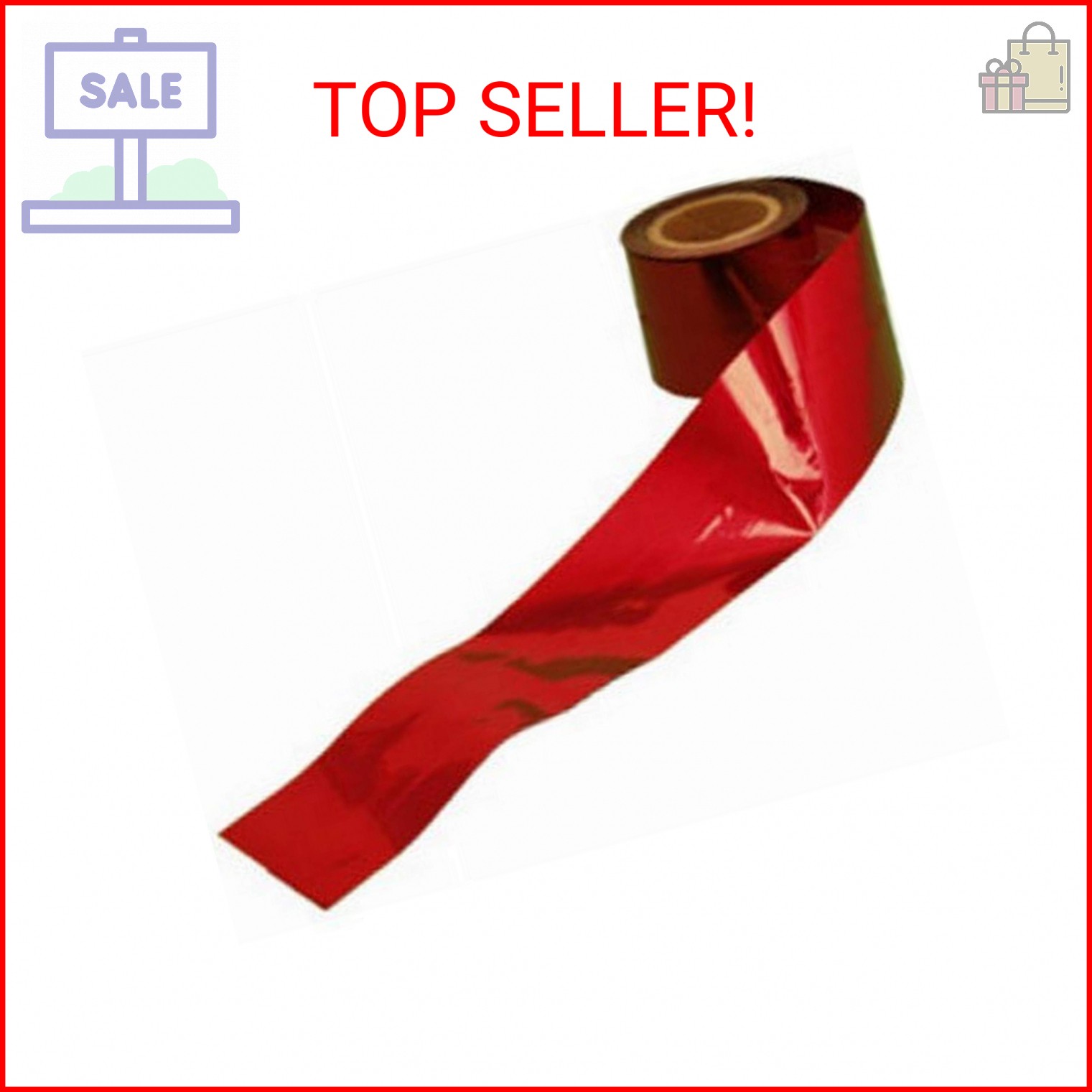 Bird B Gone Flash Tape Visual Bird Deterrent (50ft Roll) - Reflective Bird Scare