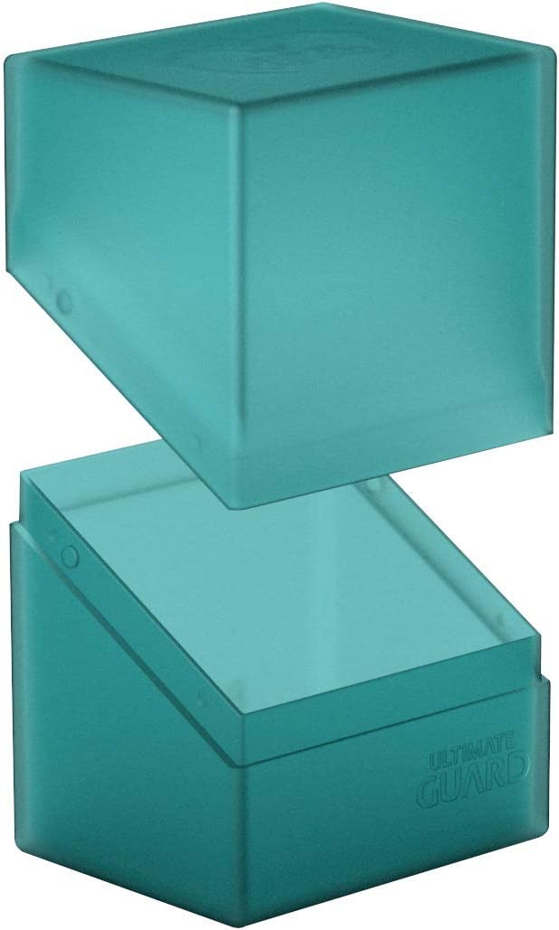 Ultimate Guard UGD010688 Boulder Deck Case 80+ Standard Size Box, Malachite, S M