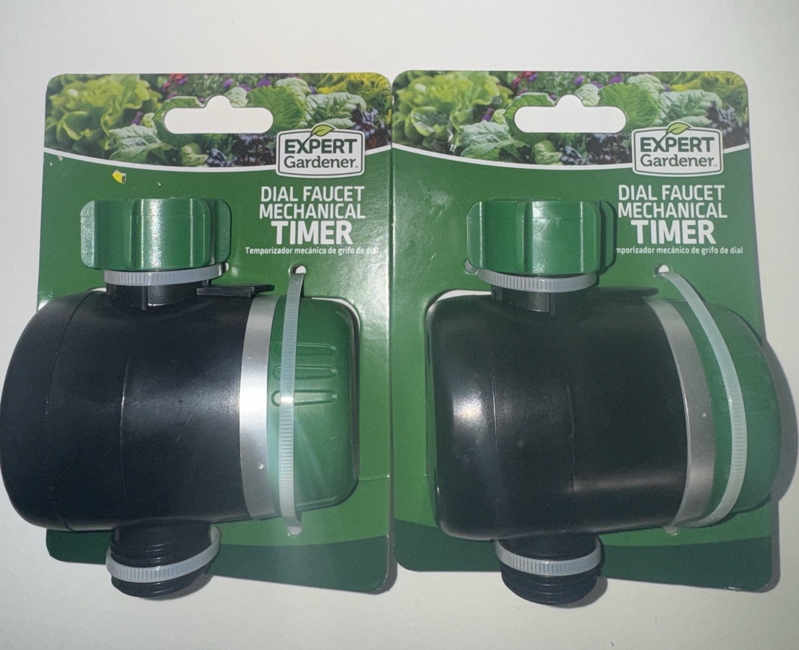 2) NEW INDIVIDUAL EXPERT GARDENER DIAL FAUCET MECHANICAL TIMER 2 HOURS 120 MIN