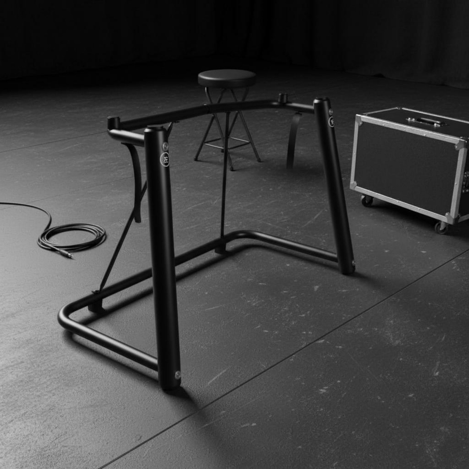 U-Shaped Keyboard Stand Stable Instrument Stand Metal for Stage