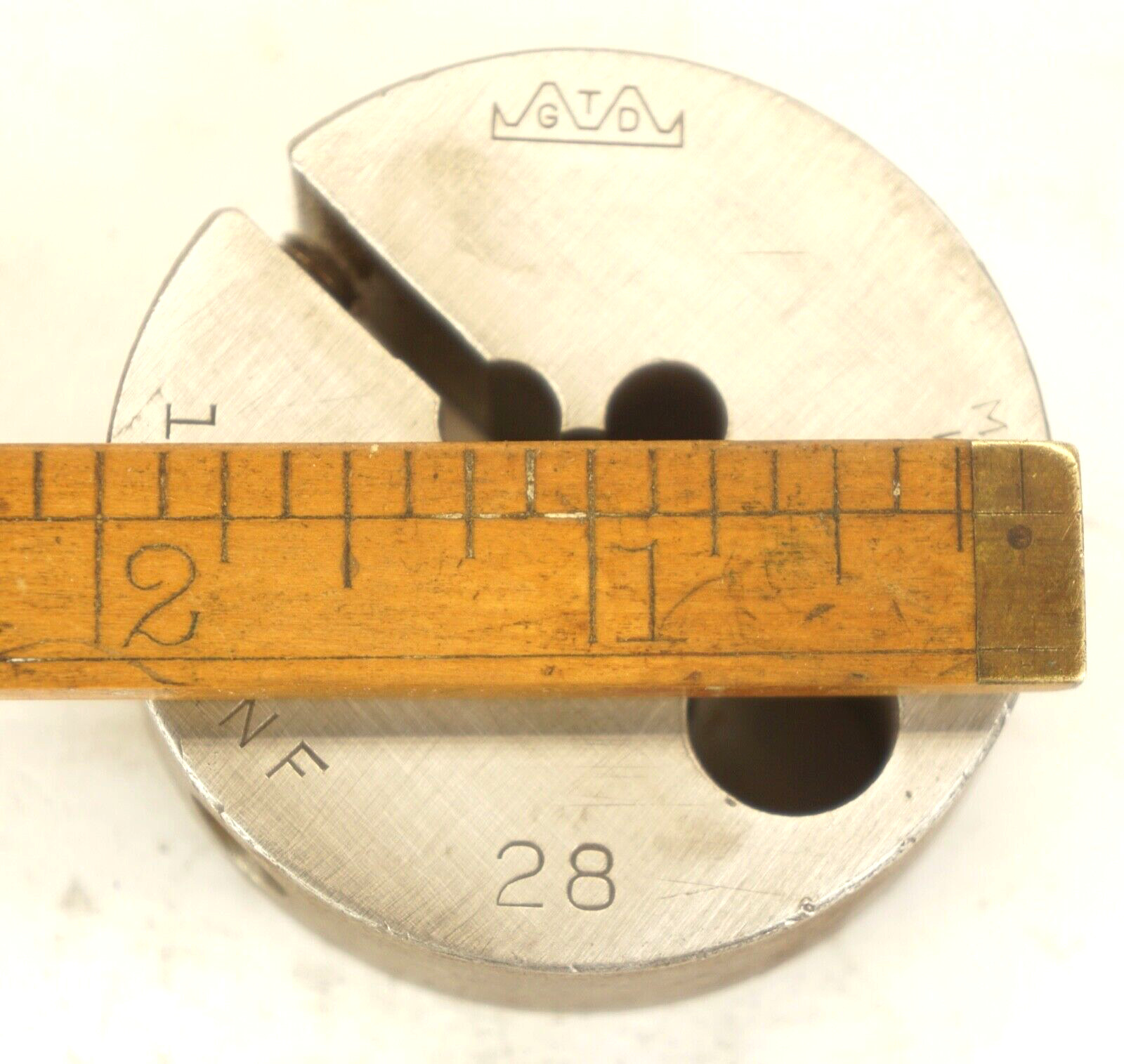 1/4 - 28 X 2" OD HSS ROUND ADJUSTABLE DIE - USA MADE