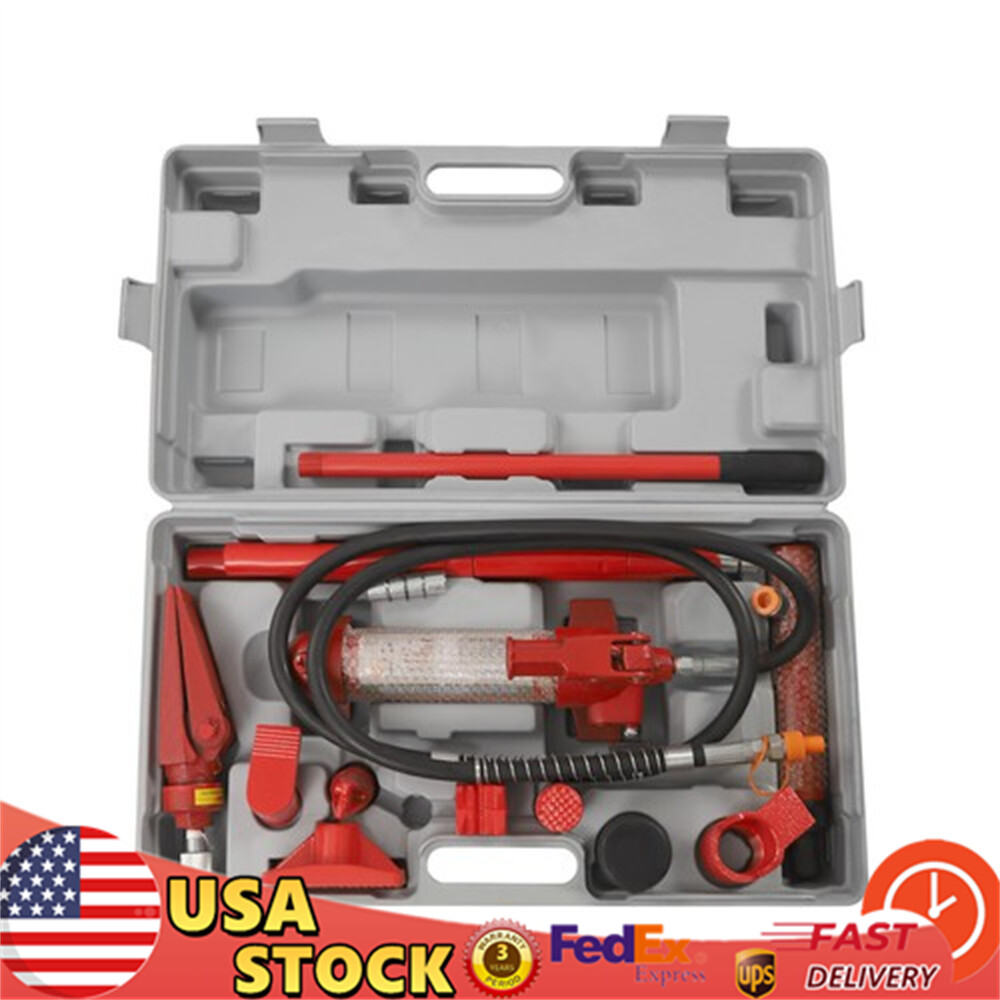6Ton Porta Power Hydraulic Jack Body Frame Repair Kit Auto Shop Tool Lift Ram