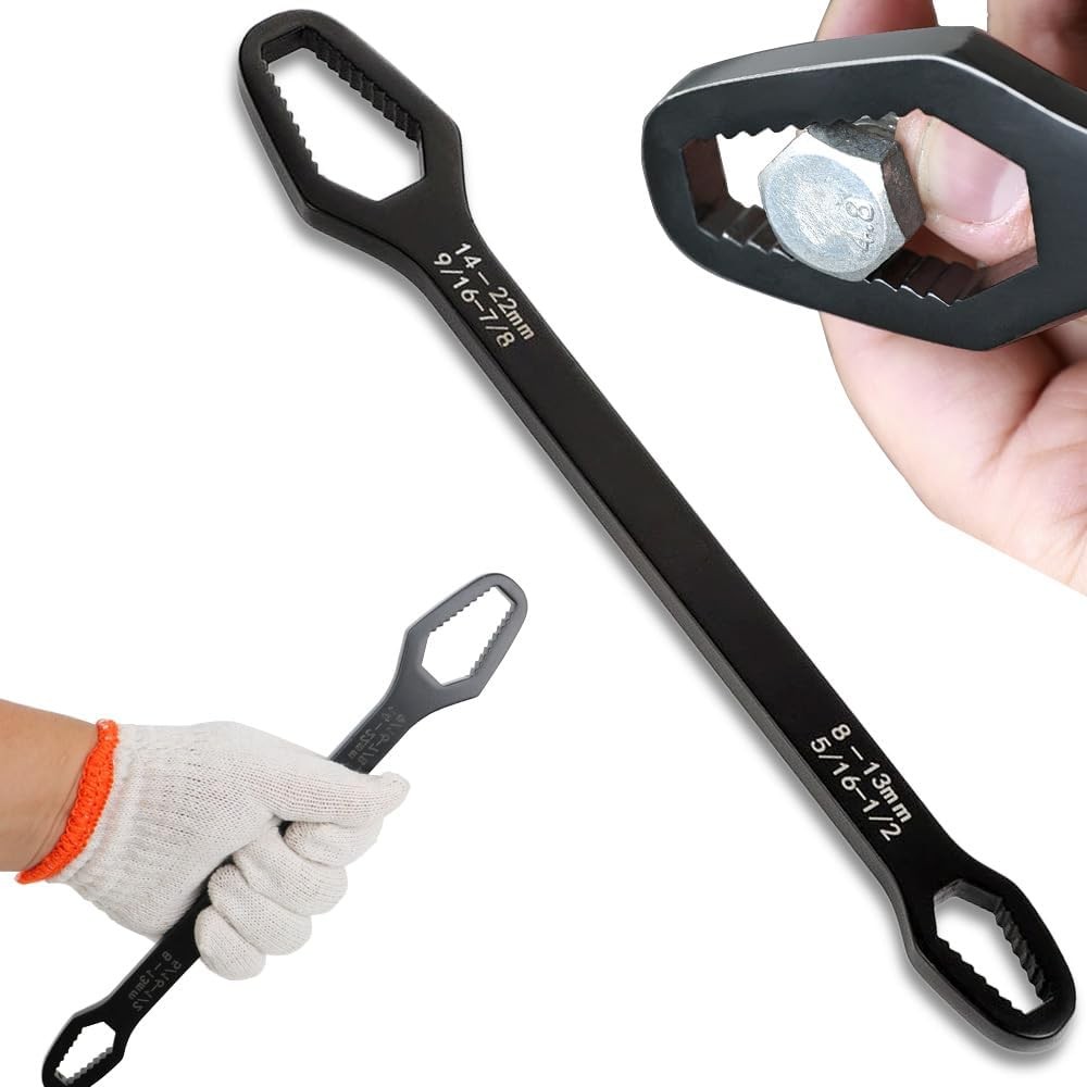 Universal Wrench Universal Adjustable Double-ended Wrench,8mm-22mm