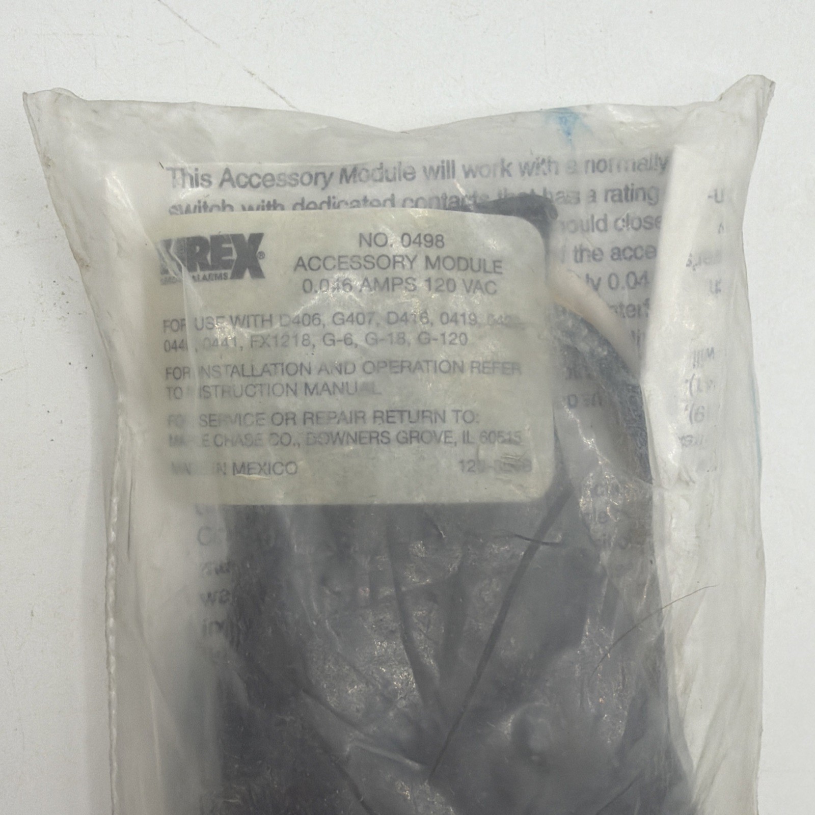 Firex Smoke Alarm Accessory Module 0498 NEW SEALED