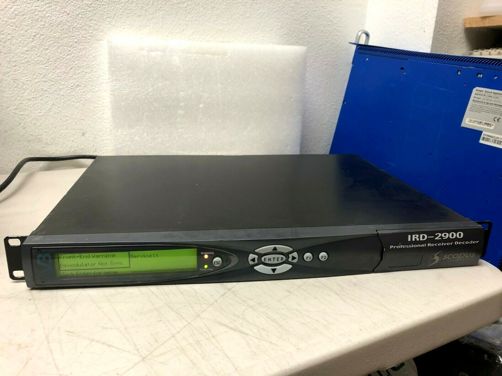 HARMONIC IRD-2900 Scopus Professional Receiver Decoder DVB ird-2980 2 rf input