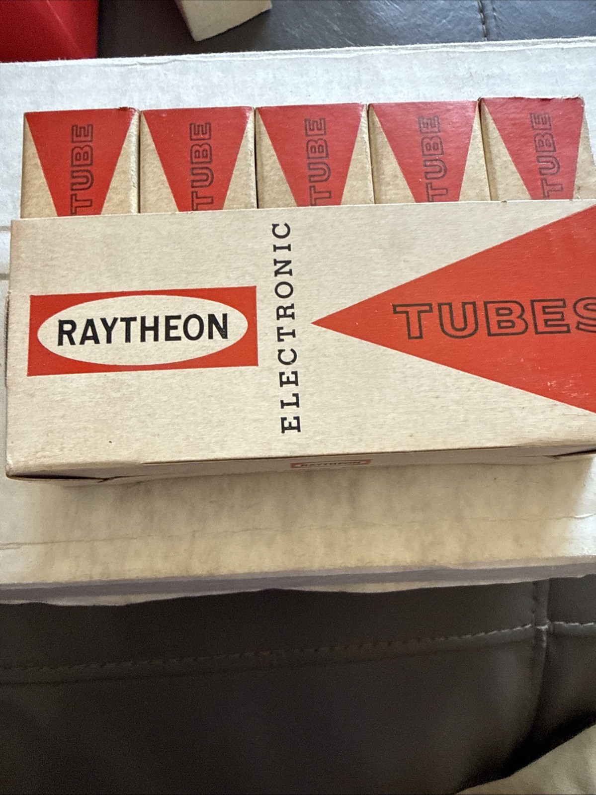 Lot Of 5: 6BQ7A/6BZ7 Raytheon Vacuum Tubes NOS/NIB, Tu11 T24/26