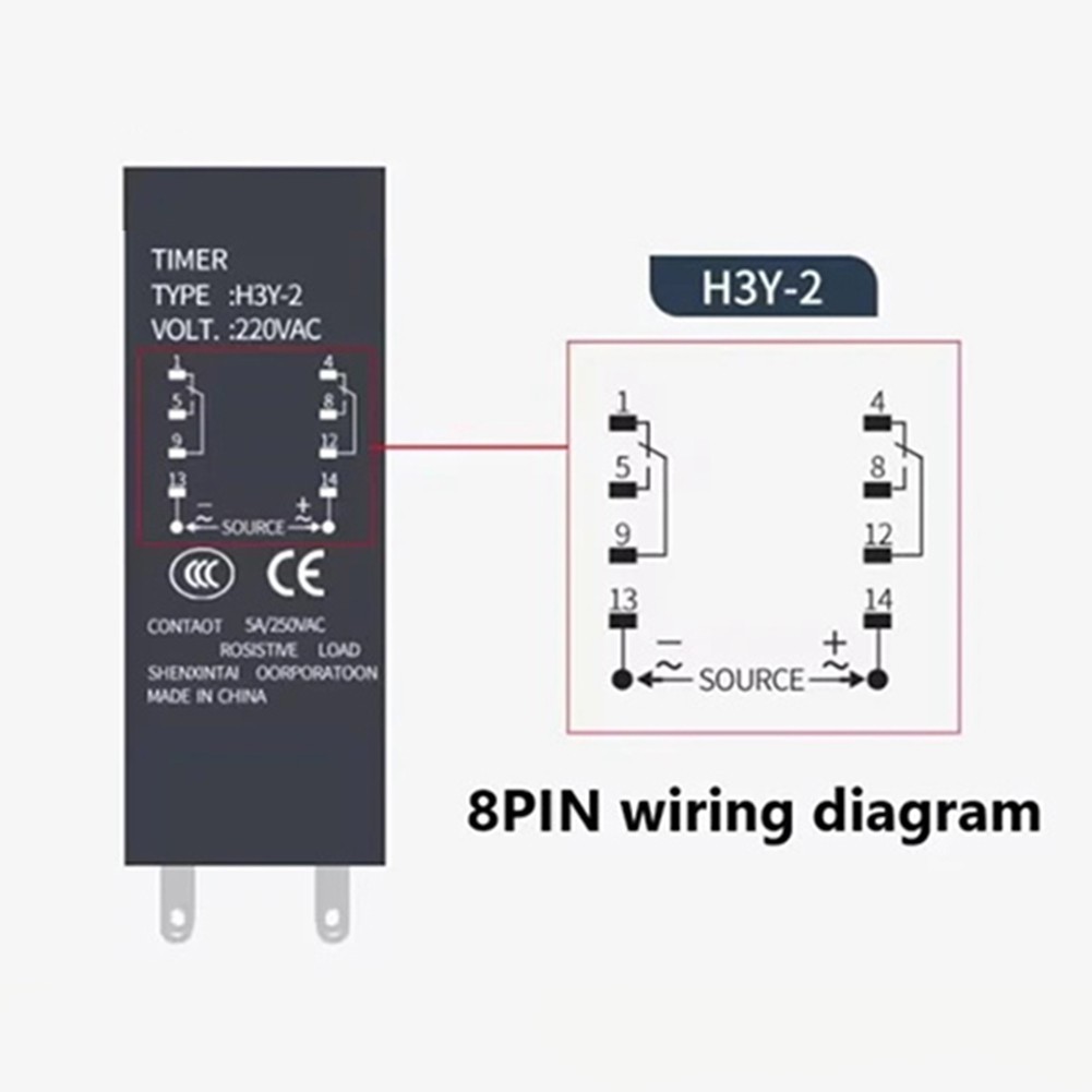 Reliable Timer Relay 220V with Robust Construction for Electrical Projects