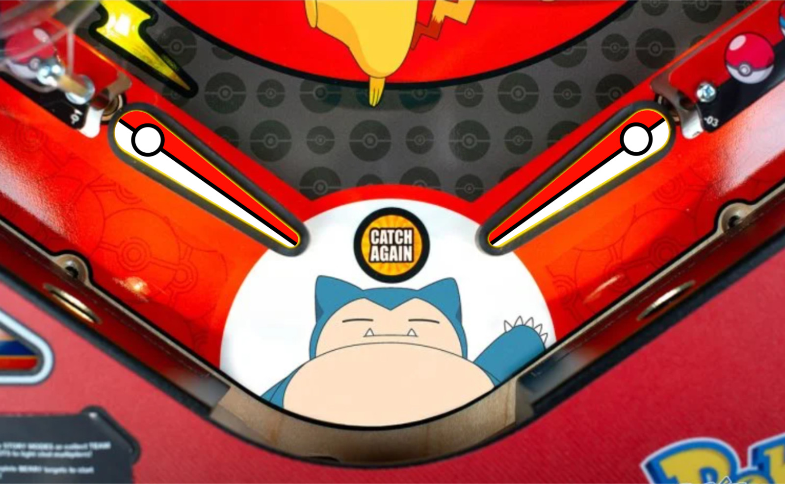 Pokeball designed Flipper Bat Topper MODs for Stern's Pokemon pinball machine