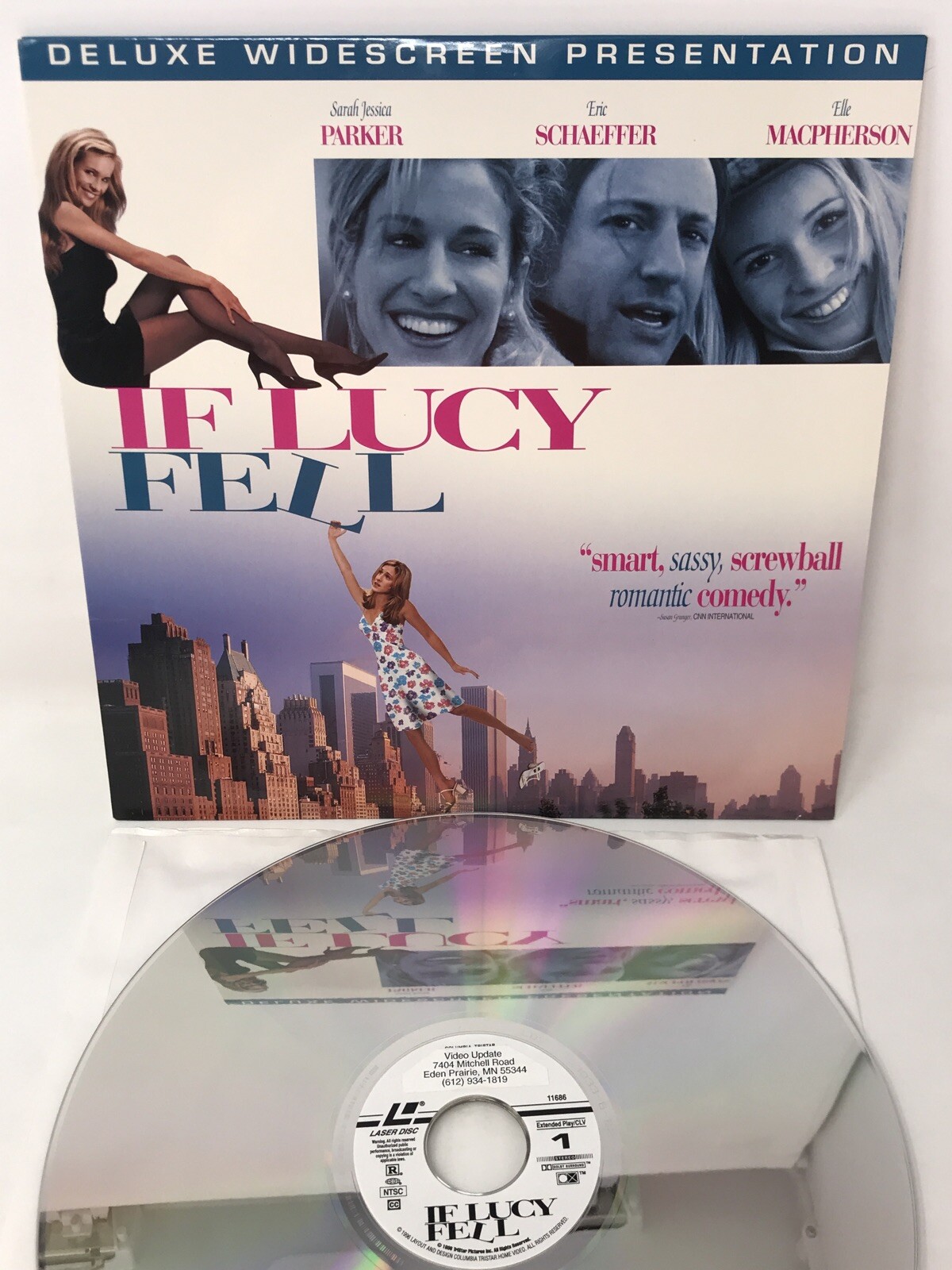 If Lucy Fell on a Widescreen LaserDisc Elle Macpherson Sarah Jessica Parker