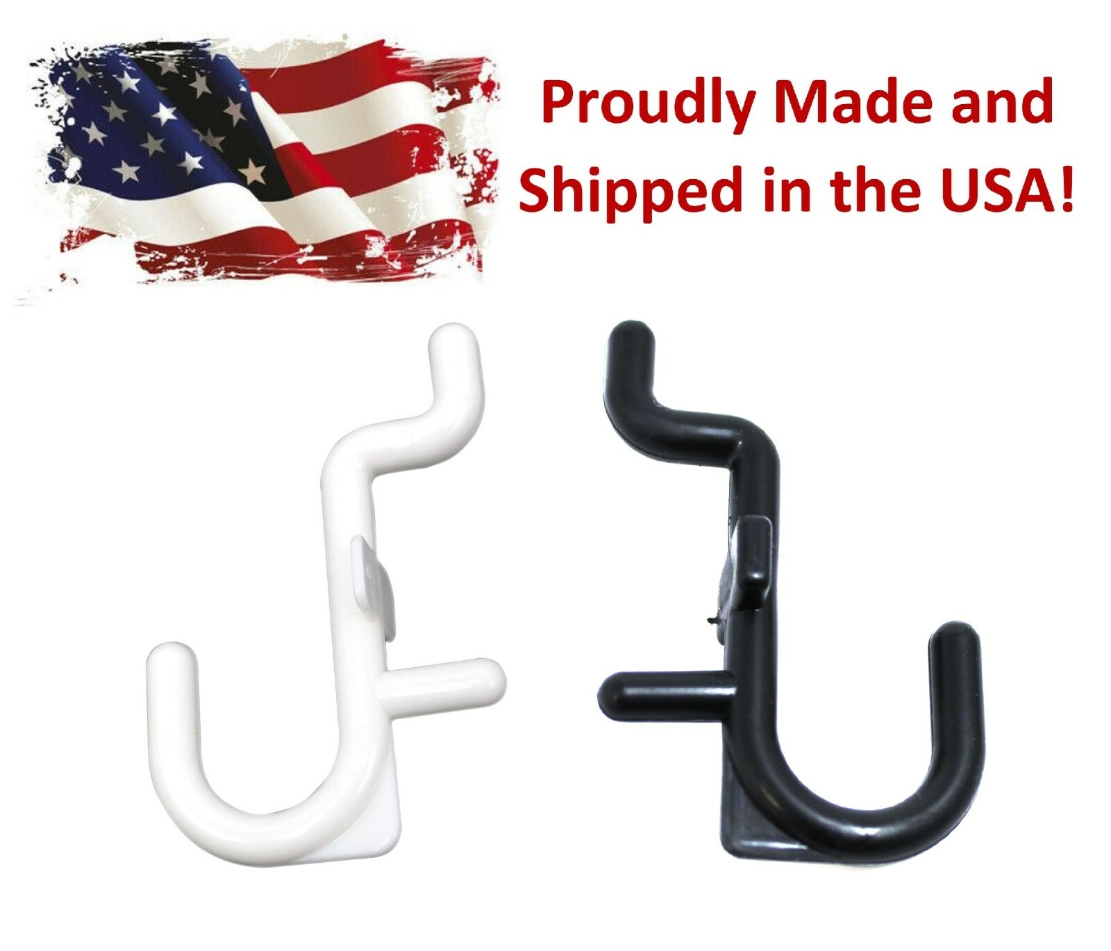 NON-Locking Plastic J Style Pegboard Hooks Combo Kit Tool Storage - Pick A Pack