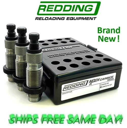 Redding NxGEN Carbide 3 Die Set (Straightwall) for 9mm Luger BRAND NEW! # 88172