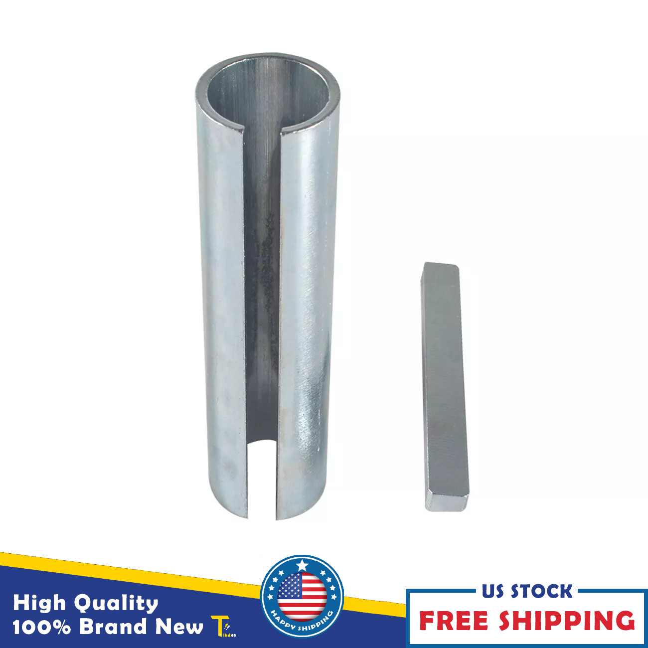 5/8" to 3/4" with Step Key Gas Engine Pulley Crank Shaft Sleeve Adapter Predator