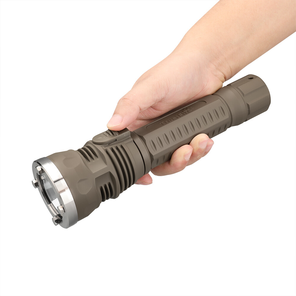 TrustFire Stepless Dimming 3200LM Rechargeable Diving Light Scuba Flashlight US