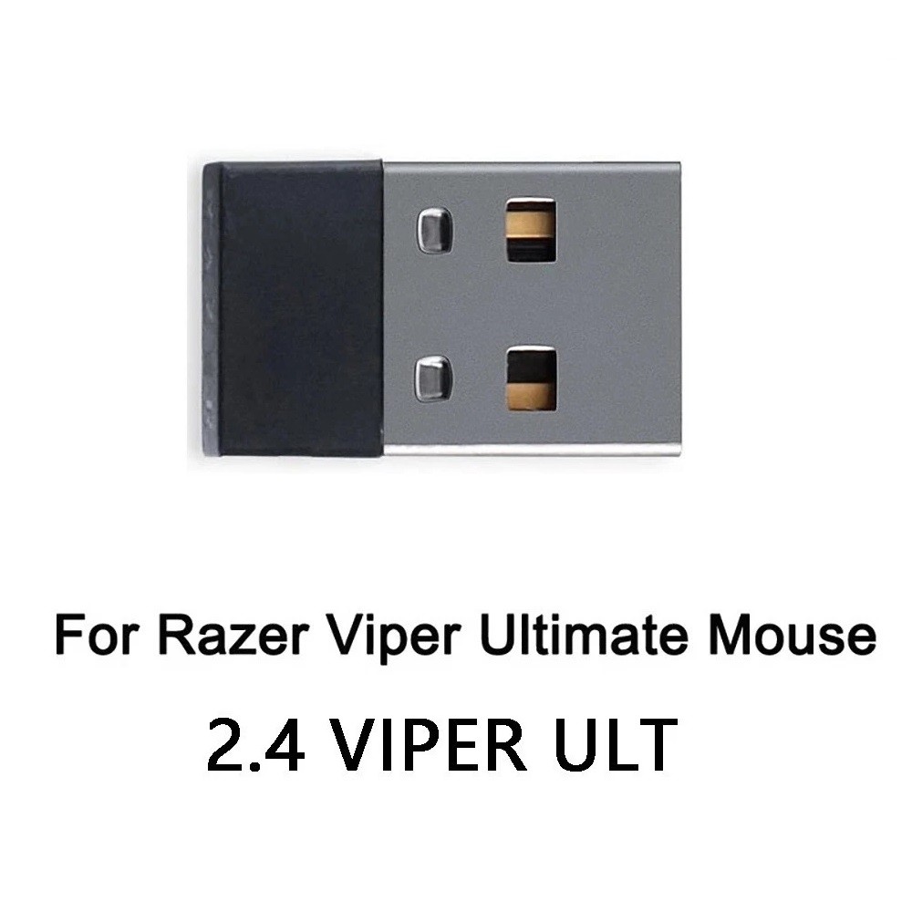 USB Mouse Receiver Adapter For Wireless Gaming Mouse Razer Viper Ultimate  BLACK