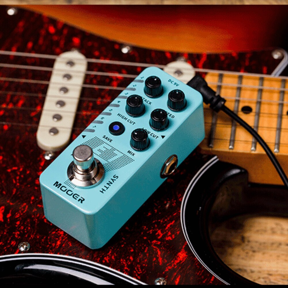 Mini Electric Guitar Effects Pedal 7 Synthesizer Micro E7 Polyphonic Synthesizer