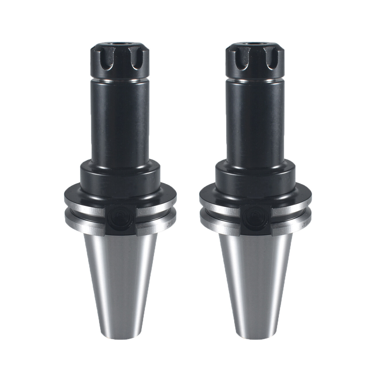 2pcs CAT40-ER16UM Collet Chuck 4" 100mm Length Tool Holder Set