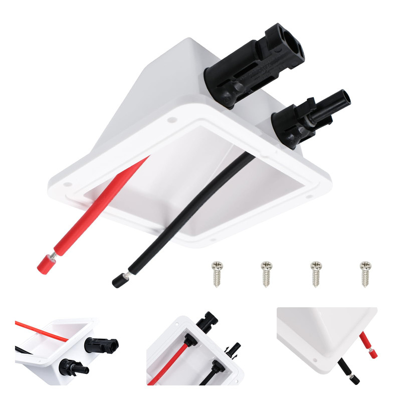 Slocable Solar Cable Entry Gland Ip68 Uv Resistance Dual Cable Entry Housing