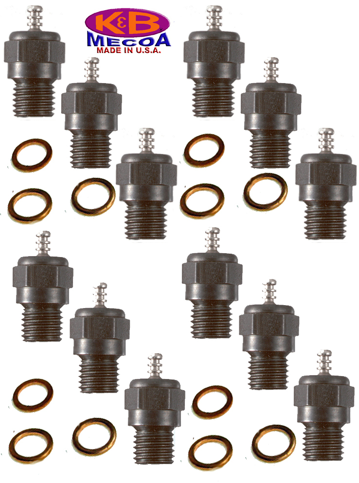 K&B 7311 LONG REACH 1L GLOW PLUGS  card of 12 --- Best Plug for your engine