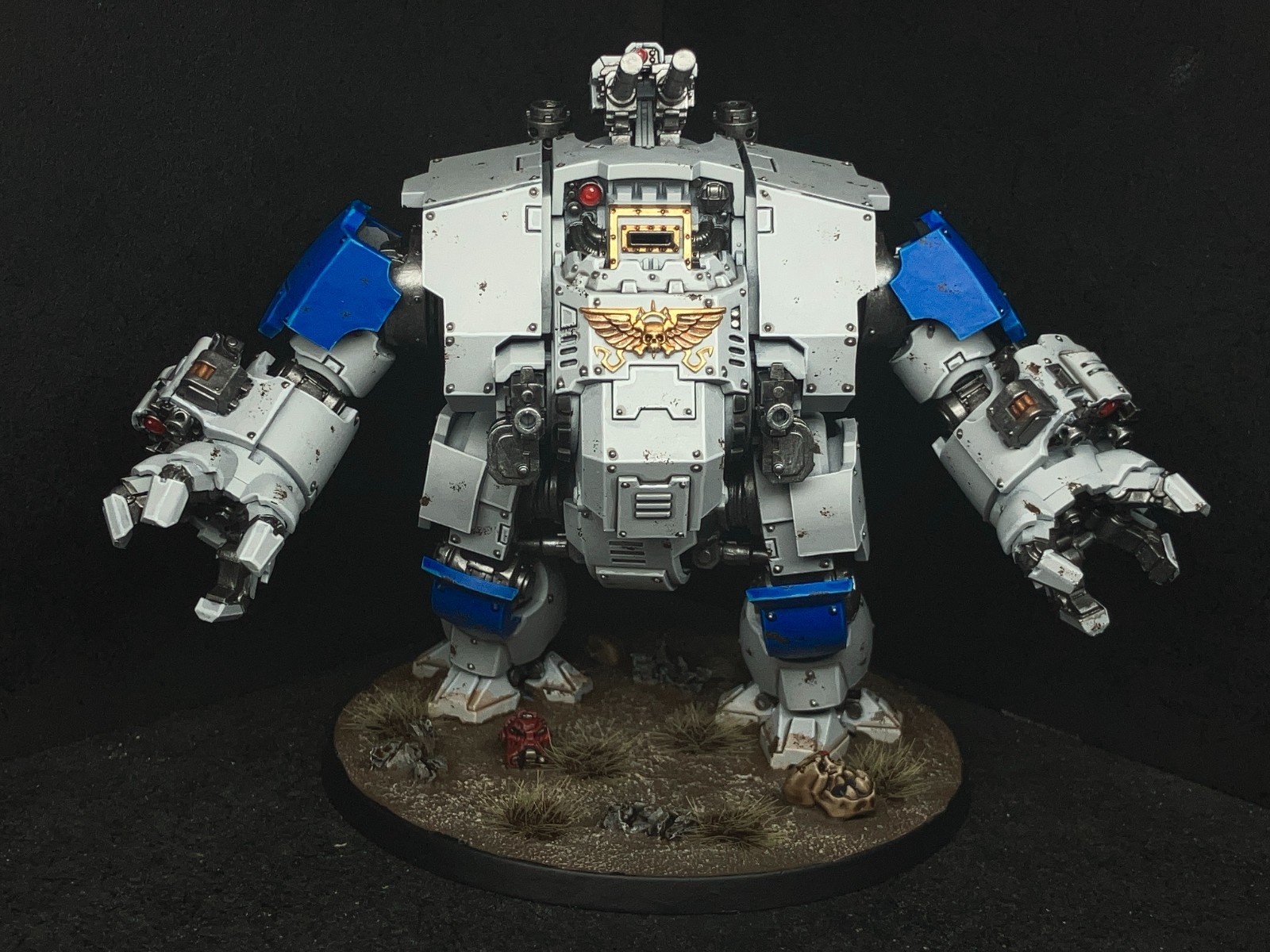 Warhammer 40K Space Marines Primaris Chaplain Pro Painted Commission
