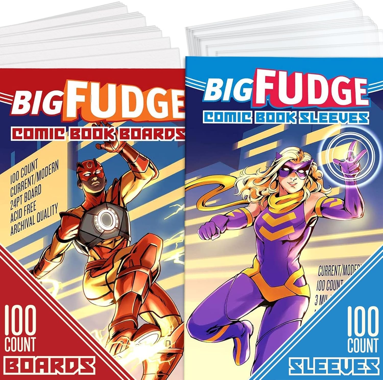 Comic Book Sleeves Bundle - Acid-Free Protection