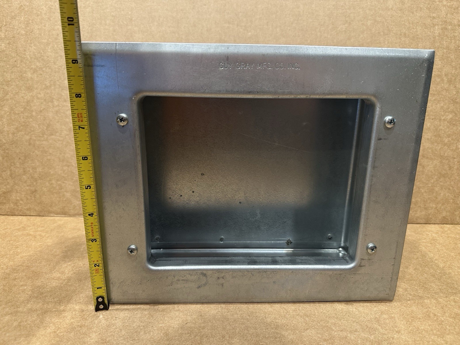Guy Gray BIM875 Galvanized Recessed Ice Maker Outlet Box w/ Valve (NOS)