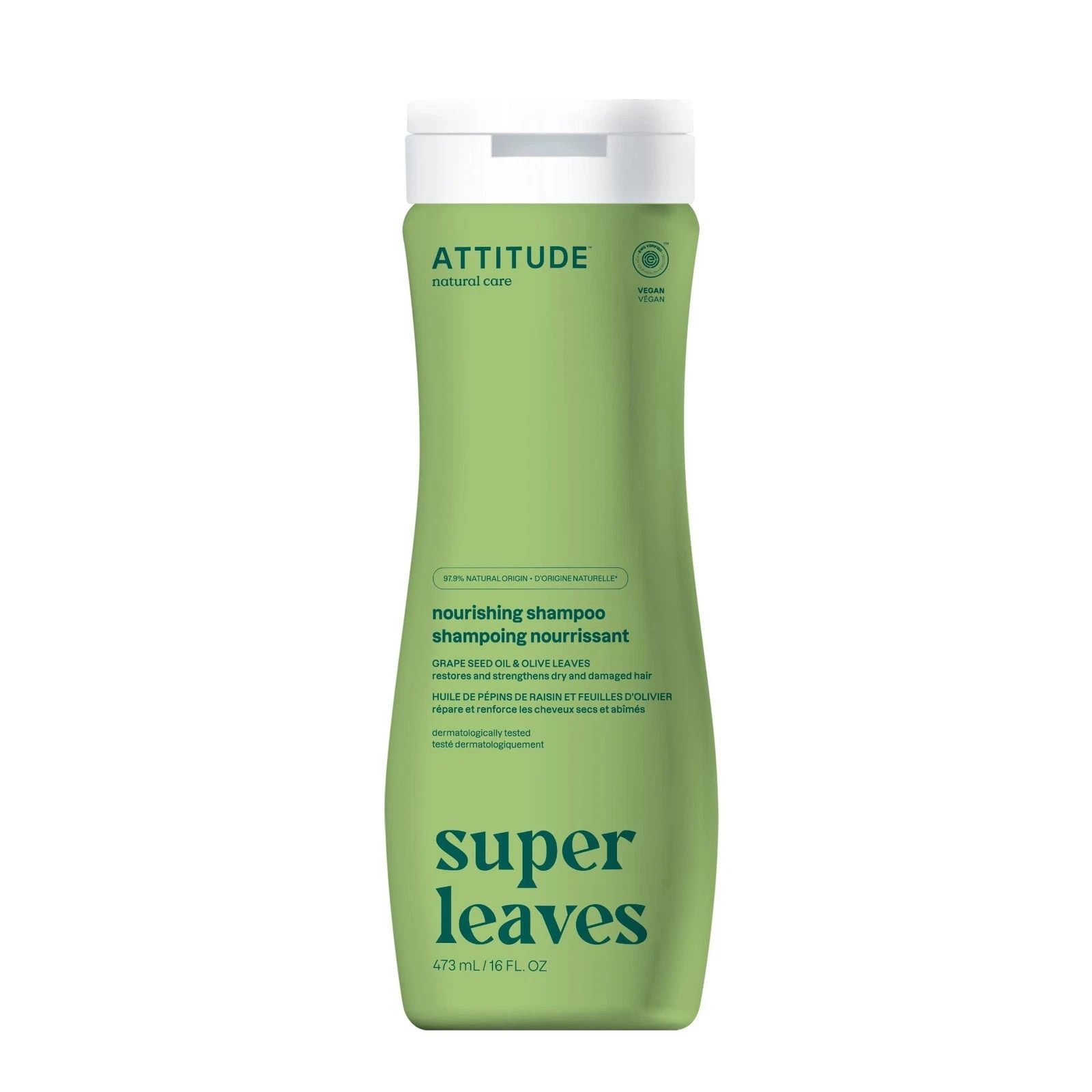 Super Leaves Nourishing Hair Shampoo-Attitude 16 fl oz. Vegan NEW!!!
